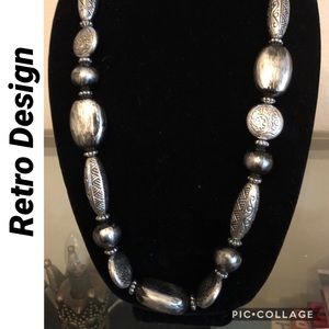 Retro Long Beaded Necklace